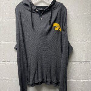 Iowa Hawkeyes Ballot Waffle-Knit Thermal Long Sleeve
